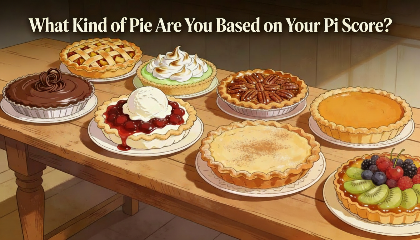 What Kind of Pie Are You Based on Your Pi Score?